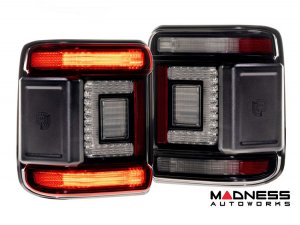 Jeep Wrangler JL LED Tail Lights - XB LED Series - Morimoto - Low Profile - Red